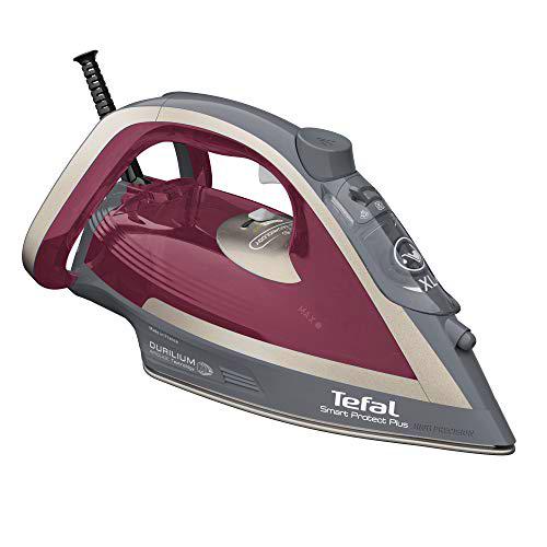 Tefal FV6870 Smart Protect Plus Plancha de vapor, rojo y gris