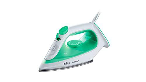 Braun TexStyle 1 SI 1040GR - Plancha de vapor con suela SuperCeramic (vapor vertical