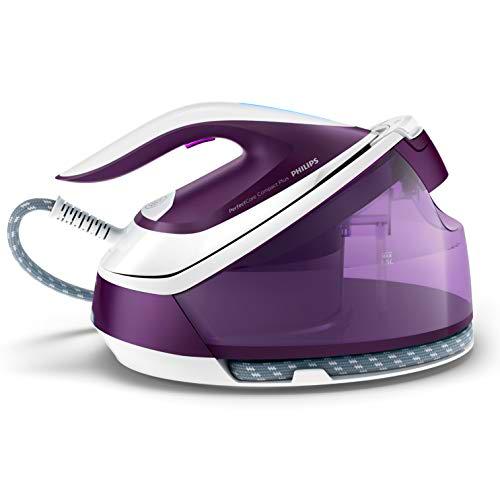 Philips GC7933/30 Central de vapor, Tecnología OptimalTemp sin Ajuste de Temperatura: garantía de 0 Quemaduras en Todos los Tejidos, morado