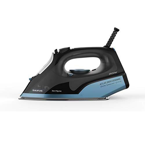 Taurus Atlas Ceramic 2600 Plancha de vapor, W, Negro y Azul