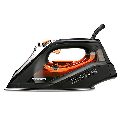 Black+Decker BXIR2601E Plancha, 2600 W, Plástico, Negro