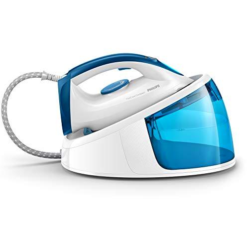 Philips Centro de planchado GC6722/20 - Plancha ropa más rápido con el doble de vapor