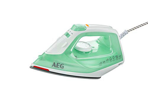 AEG DB 1720 Plancha, Base de Acero, blanco/turquesa